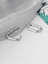 GLINT HOOPS-  MINIMALISTIC SILVER HOOPS