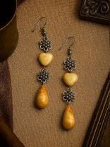 SANDSTONE BLOOM- RUSTIC CHARM DANGLERS