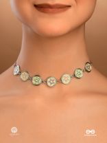 PETAL PARADE - ENAMELLED VINTAGE STYLE CHOKER