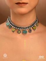HEARTFOLK CHARM - TRIBAL OXIDISED CHOKER