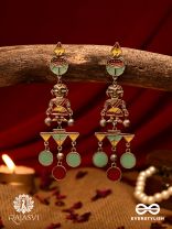 CARNIVAL CHAOS - GEOMETRIC STATEMENT EARRING