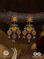 MARIGOLD BEAT - BOHO OXIDISED EARRING