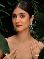 BREEZY CHIRP - PLAYFUL PASTEL OXIDISED EARRING