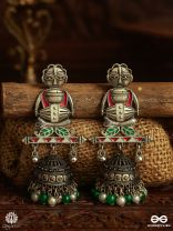 FOLK PRIDE - TRIBAL OXIDISED EARRING
