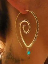 Twist and Twirl for the Hypnotic Girl Hoop Earrings