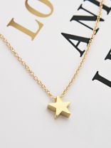 Little Elegant Star Necklace - Golden