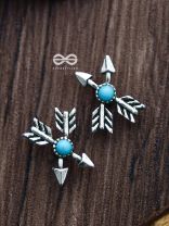 The Little Crossed Arrows - Tiny Trinket Earrings