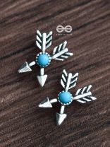 The Little Crossed Arrows - Tiny Trinket Earrings
