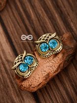 The Little Shimmery Owls - Tiny Trinket Earrings