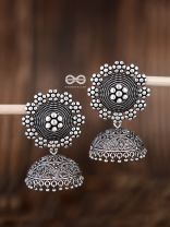 The Intricate Sun Jhumkas - Premium Statement Earrings