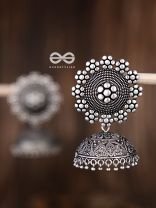 The Intricate Sun Jhumkas - Premium Statement Earrings