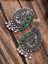 The Vintage Motifs - Emerald Green - The Embellished Oxidised Collection