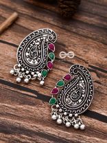 The Vintage Motifs - Ruby Emerald - The Embellished Oxidised Collection