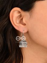 The Cute Little Dome Jhumkis- Tiny Trinket Earrings