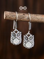 The Little Hanging Owls - Tiny Trinket Earrings