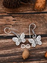The Cutesy Butterfly Danglers - Tiny Trinket Earrings
