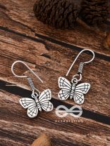The Cutesy Butterfly Danglers - Tiny Trinket Earrings