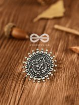 The Vintage Artistic Sun - Oxidised Boho Ring