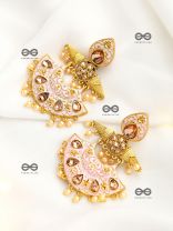 The Marvellous Meenakari Collection - Ira Earrings - Pink