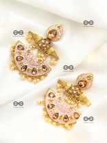 The Marvellous Meenakari Collection - Ira Earrings - Pink