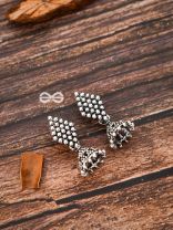 The Bohemian Geometric Dots - Tiny Trinket Earrings