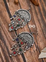 The Ethnic Ecstasy - Oxidised Boho Earrings