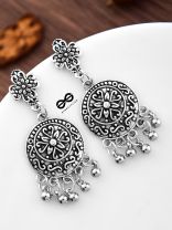 The Little Floral Motif Danglers - Tiny Trinket Earrings