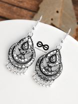 The Intricate Shimmery Droplets - The Oxidised Boho Collection