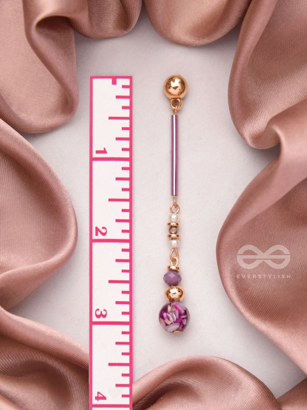 The Orchid Lane- Golden Embellished Earrings