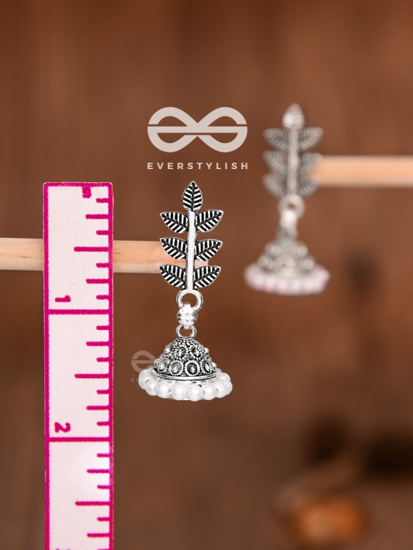 The Little Branch Pearl Jhumki - Tiny Trinket Earrings