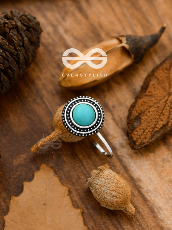 The Bohemian Statement - Turquoise Boho Nosering