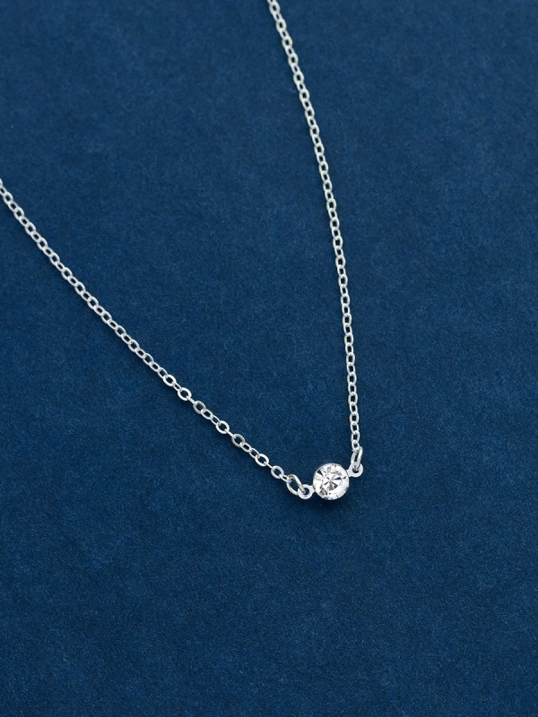 The Dainty Shimmer Neckpiece - Silver