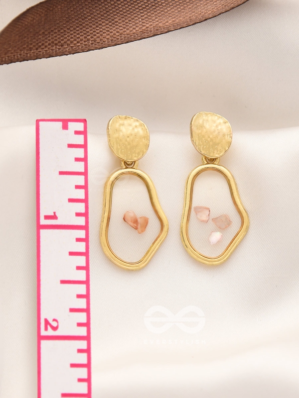 An Eclectic Delight - Golden Statement Earrings