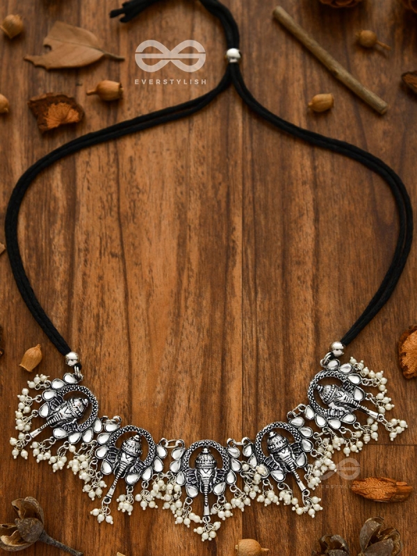 A Spiritual Delight- Statement Ganesha Neckpiece