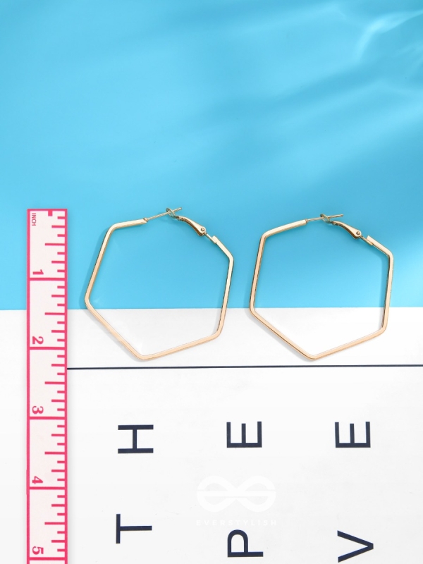 The Hexing Hexagons - Golden Playful Hoops