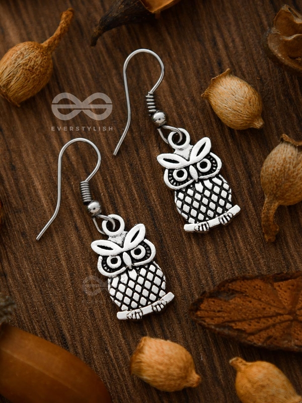 The Little Curious Owls - Tiny Trinket Earrings