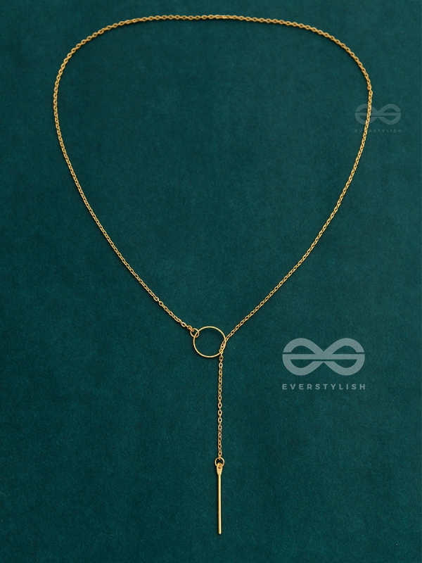 The Dainty Elegance - Golden Neckpiece With Anti-Tarnish Coating