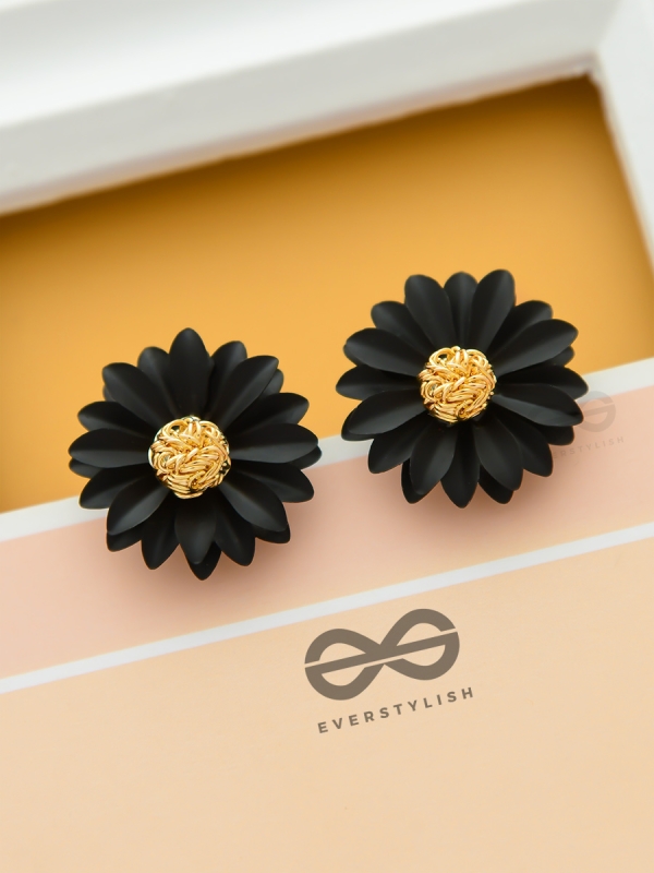 BLOOM IN DARKNESS - Statement Stud Earrings