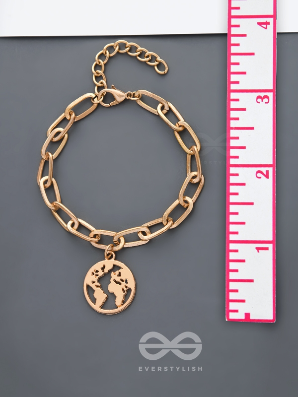 The Global Citizen- Golden Bracelet