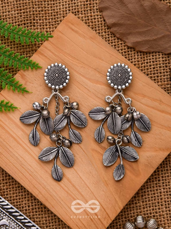 The Black Forest- Classy Oxidized Earrings 