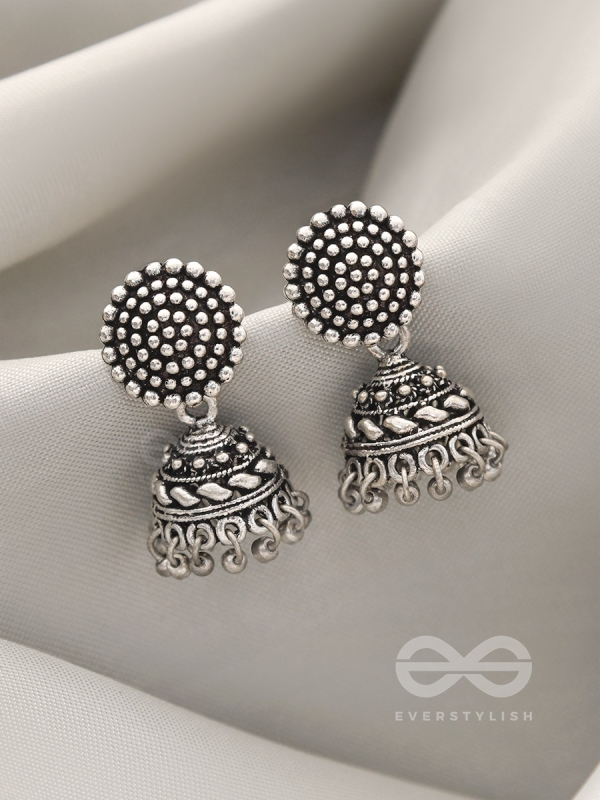 Touch of the Sun- Brass Jhumka Earrings