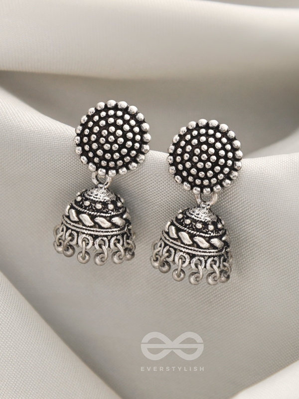 Touch of the Sun- Brass Jhumka Earrings