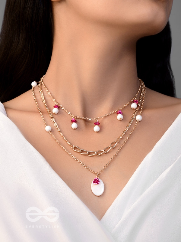 The String Lights- Golden Layered Necklace