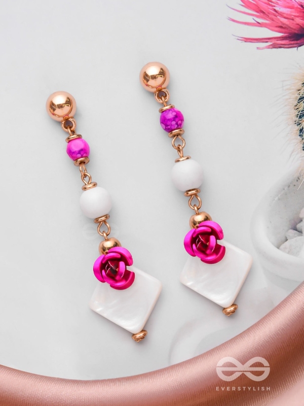 THE SPRING FLING - PLAYFUL PEARL DROP EARRINGS 