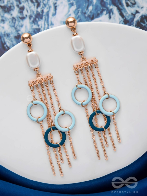 MELODIES OF RAINS- MODERN STATEMENT EARRINGS