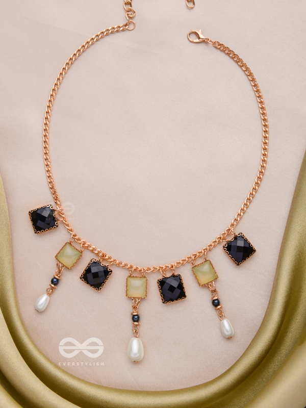 The Midnight Romance - Elegant Necklace With Anti-Tarnish Coating 