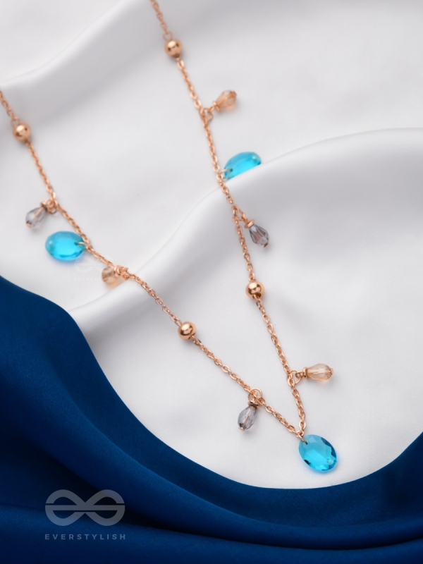 The Sunshine Splash - Classy Neckpiece With Anti-Tarnish Coating 