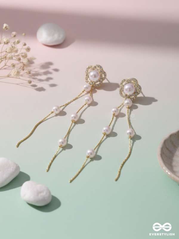 BLOOMIN HIGH - GOLDEN PEARL EAR JACKETS