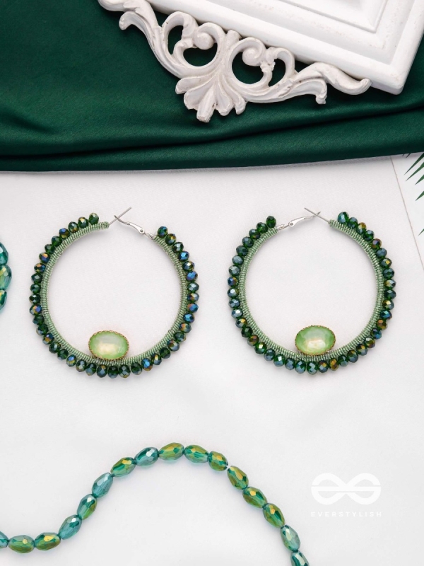 THE ENCHANTED CIRCLETS - STATEMENT HOOP EARRINGS