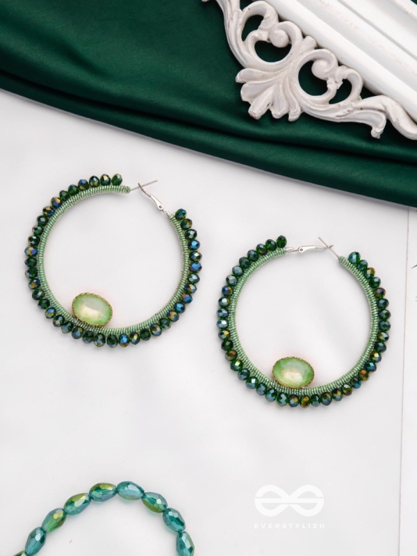 THE ENCHANTED CIRCLETS - STATEMENT HOOP EARRINGS